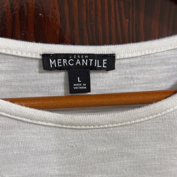 J. Crew Women's Cream Layered Blouse - Picture 2 of 5